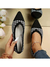 Chic Plaid Ballet Flats: Stylish and comfortable footwear for women