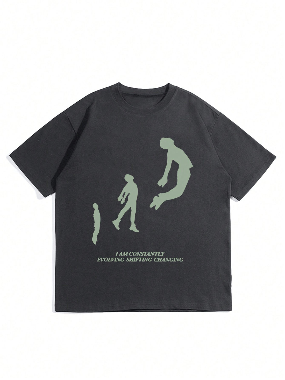 Elevate your fashion game with our Sleek and Stylish Men's Slogan Figure Graphic Tee. Crafted with bold graphics and a powerful slogan, this tee is perfect for making a statement. Made with high-quality materials, it offers both comfort and style. Make a bold statement with our fashion-forward tee
