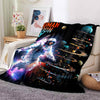 Cozy Space Exploration Print Blanket: A Lightweight and Luxurious Flannel Throw for Ultimate Comfort and Style – Perfect for Home, Office, or On-the-Go