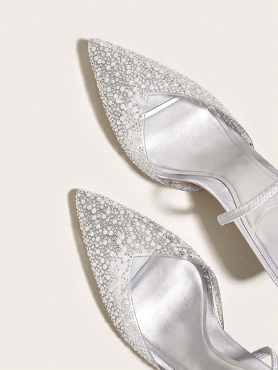 Dazzling Pearl and Rhinestone High Heel Shoes: The Ultimate Spring-Summer Fashion Statement