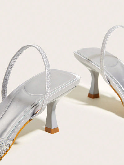 Dazzling Pearl and Rhinestone High Heel Shoes: The Ultimate Spring-Summer Fashion Statement