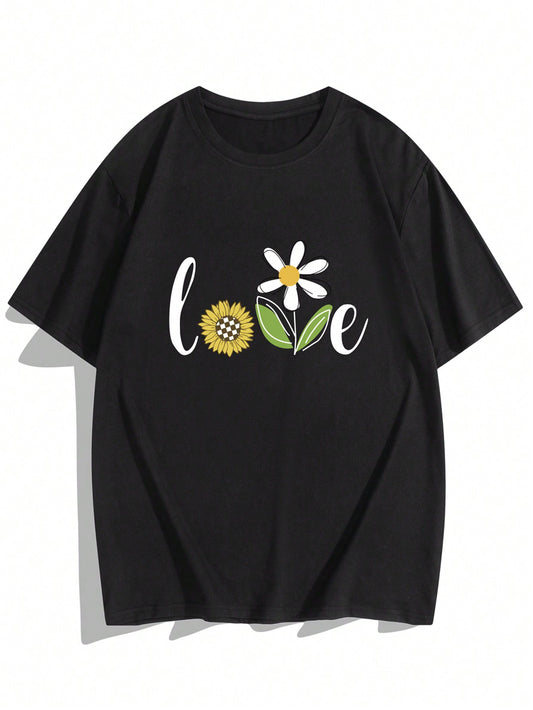 The Love Letter Graphic Tshirt is a stylish pick for fashion-forward men. Featuring a unique and eye-catching graphic design, this tshirt is perfect for those who want to make a statement with their fashion choices. Made from high-quality materials, this shirt is not only stylish but also comfortable. Perfect for any casual or semi-formal occasion, this tshirt is a must-have for any fashion-forward man.