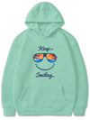 Keep Smiling: A Cool and Casual Hoodie for Men - Perfect Streetwear for Winter/Fall Gifts