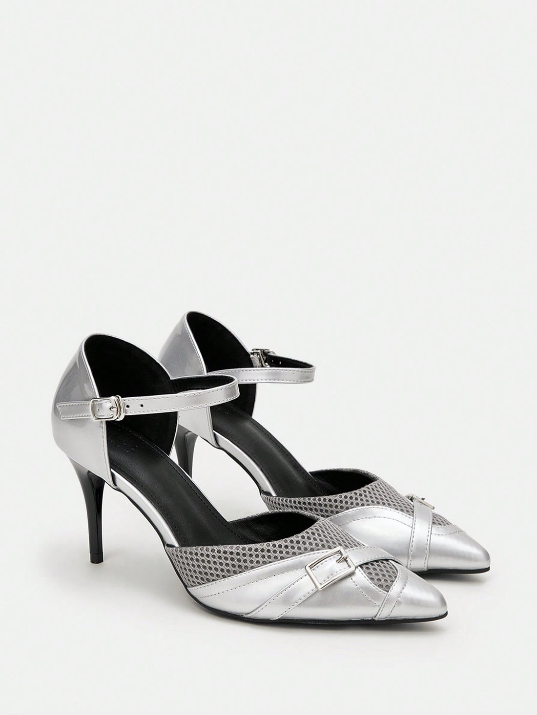 Elevate your style with these Chic and Stylish pumps! The pointed toe design and <a href="https://canaryhouze.com/collections/women-canvas-shoes" target="_blank" rel="noopener">chunky heel</a> provide a slimming effect for a flattering look. Adorned with rhinestone decor, these pumps add a touch of glamour to any outfit. Perfect for any occasion, these shoes are a must-have for every fashionable woman.