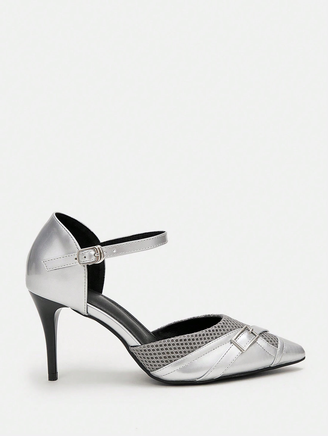 Elevate your style with these Chic and Stylish pumps! The pointed toe design and <a href="https://canaryhouze.com/collections/women-canvas-shoes" target="_blank" rel="noopener">chunky heel</a> provide a slimming effect for a flattering look. Adorned with rhinestone decor, these pumps add a touch of glamour to any outfit. Perfect for any occasion, these shoes are a must-have for every fashionable woman.