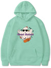 Halloween Moo-vement: Men's Dairy Cow Pattern Hoodie with Kangaroo Pocket