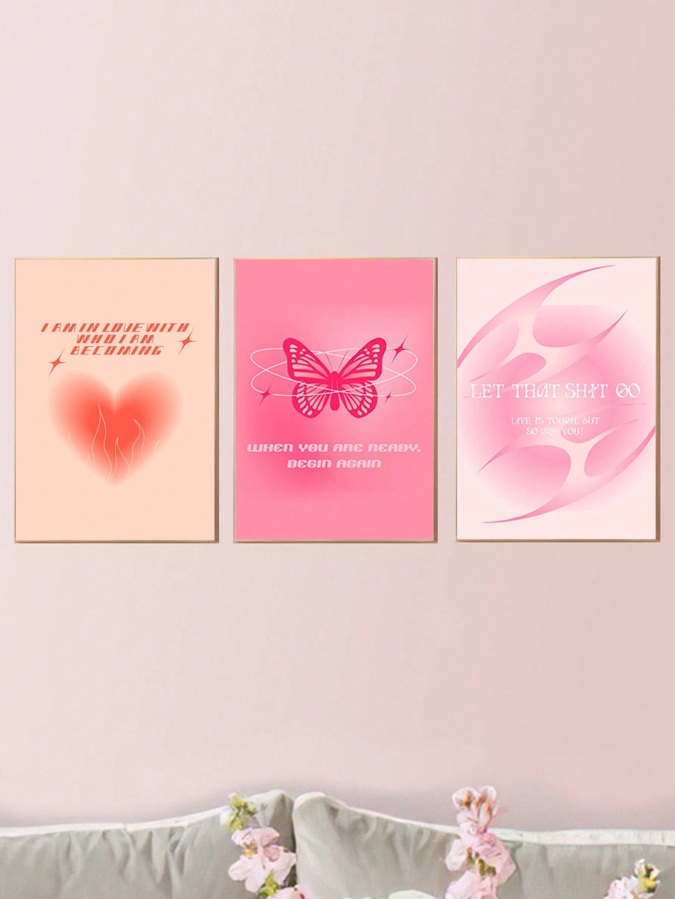 Experience the beautiful blend of colors with our Radiant Dreams: 3pcs Gradient Halo Canvas Painting Set. Perfectly crafted to add an elegant touch to any room, this set is a must-have for any art enthusiast. Made with high-quality canvas and vibrant pigments, these paintings are sure to impress.