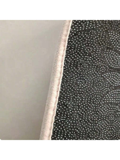 Plush Comfort: Irregular Shaped Faux Cashmere Carpet Floor Mat for All Seasons Indoor Use