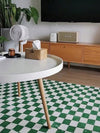 Vintage Plaid Protection: Stylish Rug for Living Room and Bedroom