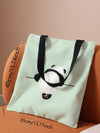 Panda Parade: Fun and Fashionable Double-Sided Printed Tote Bag