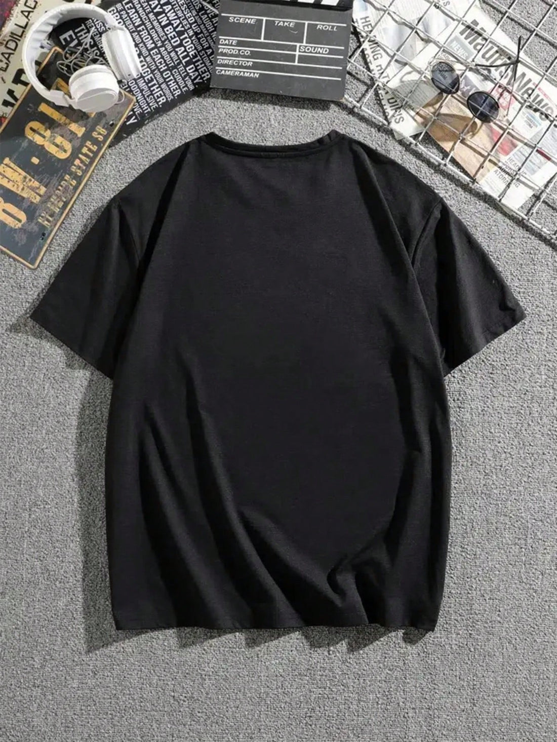 Add a stylish statement piece to your wardrobe with the Men Plus Slogan Figure Graphic Tshirt. Made for men's fashion, this tshirt features a bold slogan and figure graphic that adds a touch of personality to any outfit. Made with high-quality materials for long-lasting wear.