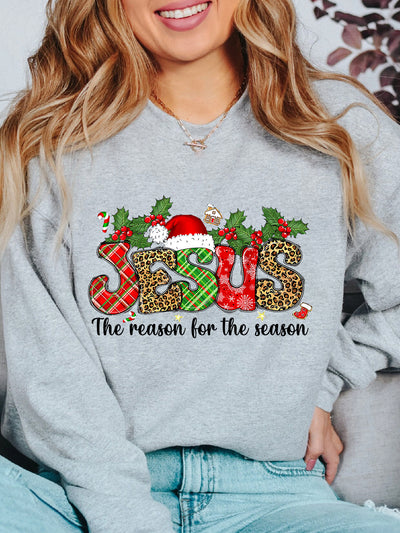 Christmas Jesus Print Sweatshirt: A Cozy and Festive Addition to Your Wardrobe