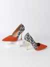 Fashion Forward: Contrast Color High Heel Single Shoes