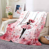Cozy Ballet Girl Flannel Throw: Lightweight Blanket for Home, Office, and Travel - Perfect Gift for Family and Friends