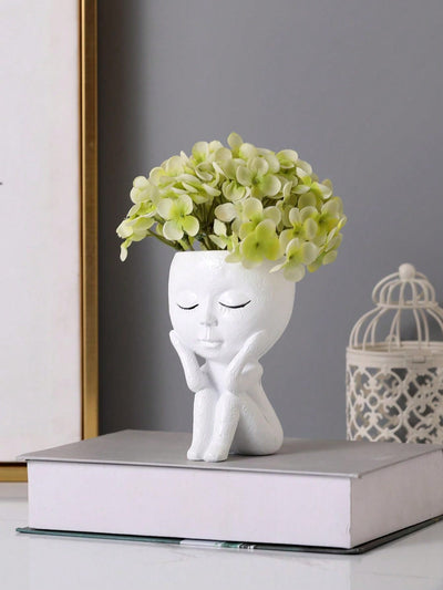 Nordic Figure Design Flower Pot: Unique Home Decor Accent