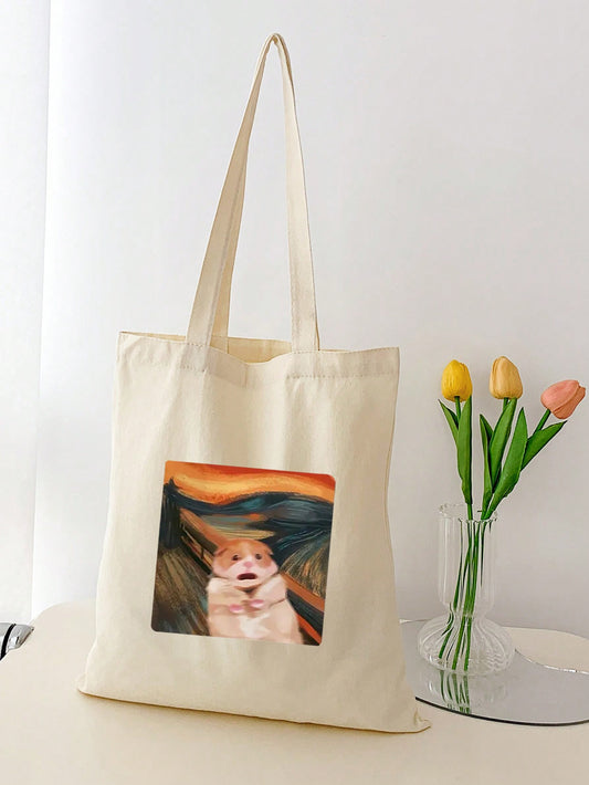 Expertly crafted with a chic mouse print, the Purrfectly Chic Women's Tote Bag offers both style and functionality. Perfect for everyday use, it's a must-have accessory for any fashion-forward woman. Stay organized and fashionable with this trendy tote!