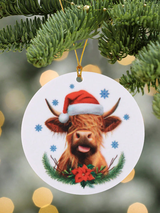Bull-Shaped Christmas Hat: A Western Style Ornament for Home and Outdoor Decoration