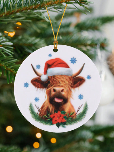 Bull-Shaped Christmas Hat: A Western Style Ornament for Home and Outdoor Decoration