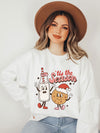 Festive Christmas Graphic Letter Print Sweatshirt - A Cozy Must-Have for Women's Winter Wardrobe