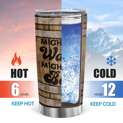 20oz Insulated Beer Barrel Tumbler - The Ultimate Travel Mug for Sports and Back to School