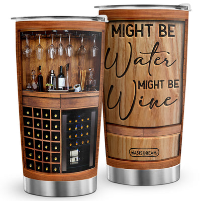 20oz Insulated Water/Wine Tumbler: The Perfect Travel Companion for Wine Enthusiasts!