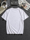 Plants Letter Print: A Stylish and Casual Summer Basic T-Shirt for Men