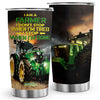 20oz I Am a Farmer Letter Tumbler: The Perfect Stainless Steel Travel Mug for Farmers!