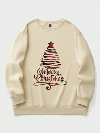 This Plus Christmas Print Thermal Lined Sweatshirt is perfect for the cold winter months. Featuring a stylish design, it keeps you warm with it's thermal lining. Ideal for staying cozy and festive throughout the holiday season.