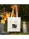 Versatile Cat and Book Printed Shoulder Bag: A Stylish and Eco-Friendly Shopping Companion for Every Occasion