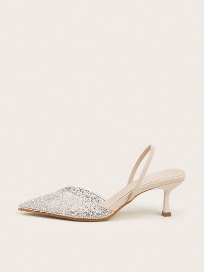 Dazzling Pearl and Rhinestone High Heel Shoes: The Ultimate Spring-Summer Fashion Statement