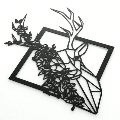 Metal Art Rustic Deer Wall Art: Bring the Outdoors Inside with this Modern House Decoration