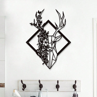 Metal Art Rustic Deer Wall Art: Bring the Outdoors Inside with this Modern House Decoration