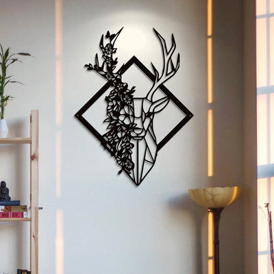 Metal Art Rustic Deer Wall Art: Bring the Outdoors Inside with this Modern House Decoration