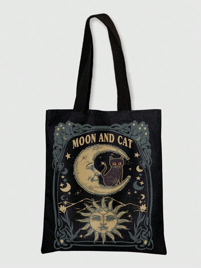 Magical Fairycore Sun and Moon Shopper Bag - Perfect for Back to School, Teachers, and Bridesmaids!