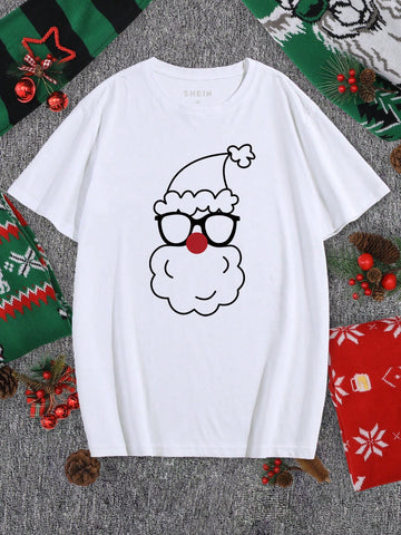 Men's Festive Christmas Print Tee - Spreading the Holiday Cheer in Style!