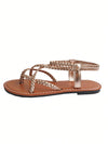 Chic and Comfortable Summer Flat Sandals with Ankle Strap in Various Colors