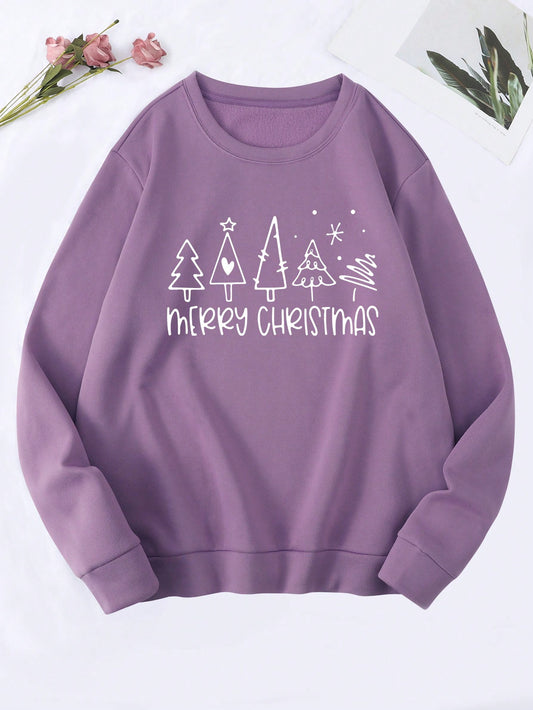 Stay cozy and festive in our Festive Wonderland: Christmas Print Thermal-Lined Sweatshirt. The thermal lining will keep you warm and comfortable during the holiday season, while the fun Christmas print adds a touch of joy to your wardrobe. Perfect for staying festive while staying warm.