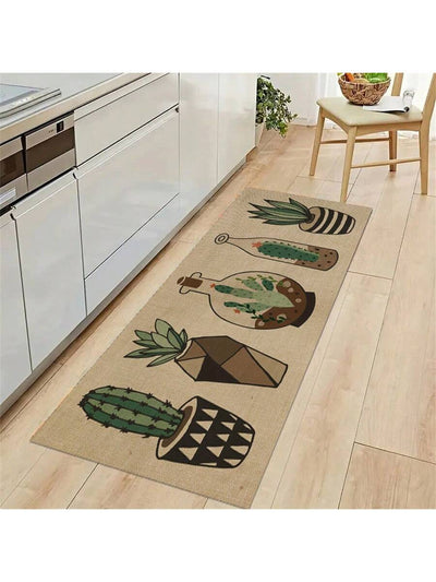 Keep your kitchen floors clean and safe with our Soft and Non-Slip Kitchen Carpet Floor Mat. Its high-quality construction provides a soft and comfortable surface to stand on while its non-slip bottom ensures safety and reduces fatigue. Perfect for any season, this entrance mat is a must-have for your home.