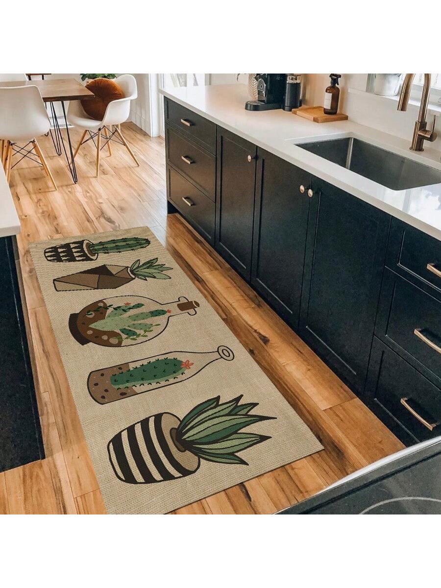 Keep your kitchen floors clean and safe with our Soft and Non-Slip Kitchen Carpet Floor Mat. Its high-quality construction provides a soft and comfortable surface to stand on while its non-slip bottom ensures safety and reduces fatigue. Perfect for any season, this entrance mat is a must-have for your home.