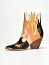 Rock the Streets: Dumpa Metal Pointed Toe Ankle Booties