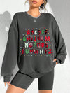 Experience ultimate coziness and style this holiday season with our Christmas Print Drop Shoulder Sweatshirt. The drop shoulder design provides a relaxed fit while the Christmas print adds festive charm. Made with comfortable fabric, this sweatshirt is perfect for lounging or going out. Available now for a limited time.