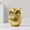 Whimsical Owl Sculpture: Modern Resin Statue for Home Decor and Festive Celebrations