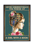 This Empowering Metal Art celebrates and encourages teenage girls to embrace their intelligence and love for books. Displaying 