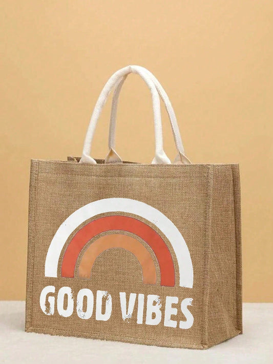 This Rainbow Letter Print Linen Tote Bag is the perfect gift for any teacher, for any occasion! The vibrant rainbow letter print adds a fun touch to the durable linen material, making it both stylish and practical. Show your appreciation to your favorite teacher with this thoughtful and versatile gift.