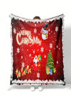 This personalized Christmas themed flannel blanket features ultra-soft materials and a plush design for ultimate comfort. Its vibrant colors and stylish pattern make it perfect for all occasions, including gifts, home, travel, and all seasons. Enjoy superior comfort and stylish looks with this personalized blanket.