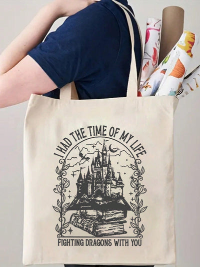 This City of Starlight Pattern Tote Bag is the perfect companion for stylish and spacious shopping. Made from durable canvas, its city-inspired design adds a touch of sophistication to any outfit. With plenty of room to carry your essentials, this tote bag is both practical and fashionable.