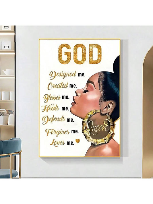 Elevate your home decor with our African Art Inspirational Black Canvas Wall Poster. Featuring inspirational African art, this poster will add a touch of culture and beauty to any room. Made with high-quality materials, our poster is a must-have for any art lover or home decorator.