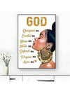 African Art Inspirational Black Canvas Wall Poster: Elevate Your Home Decor