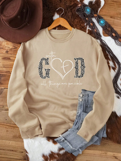 Stay warm and stylish in our Heart Slogan Graphic Thermal-Lined Sweatshirt. The thermal lining will keep you cozy, while the heart slogan adds a touch of personality. Perfect for any casual outfit, this sweatshirt is a must-have for colder days.