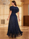 Belle of the Ball: Elegant and Gorgeous Cocktail Dress Adorned with Ruffles